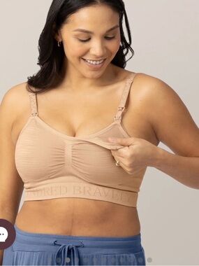 Kindred Bravely Nude/Tan Seamless Maternity & Nursing Bra